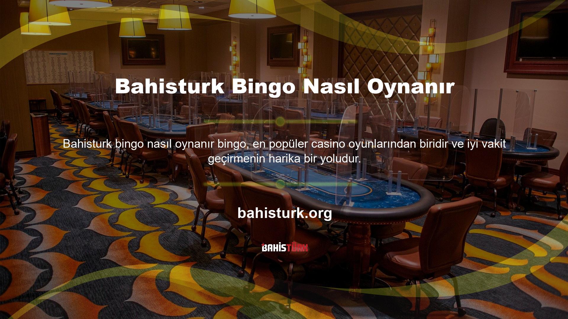 Online Bingo, geçmişte casinolarda oynanan oyunların tanıtılmasıyla popülerlik kazanmıştır